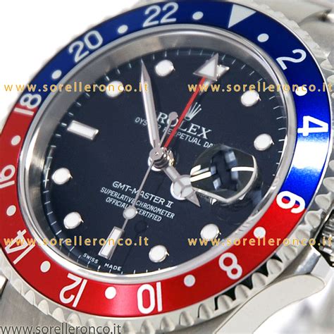 prezzo rolex acciaio rosso blu|Acquista Rolex GMT.